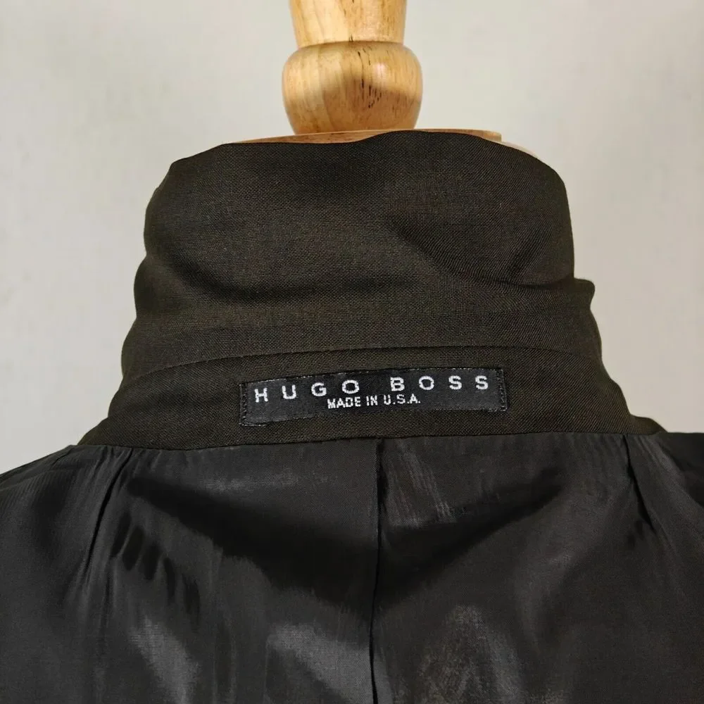 Hugo Boss before completing